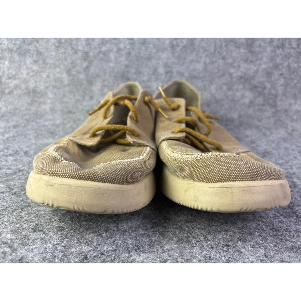Chaco Paonia Loafers Mens 9 Tan Canvas Slip‎ On Casual Shoes JCH108353